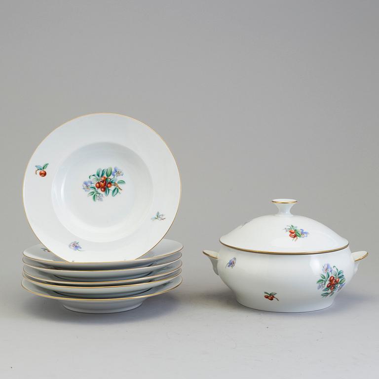 A part dinner service, Bing & Gröndal, Denmark, second half of the 20th century.