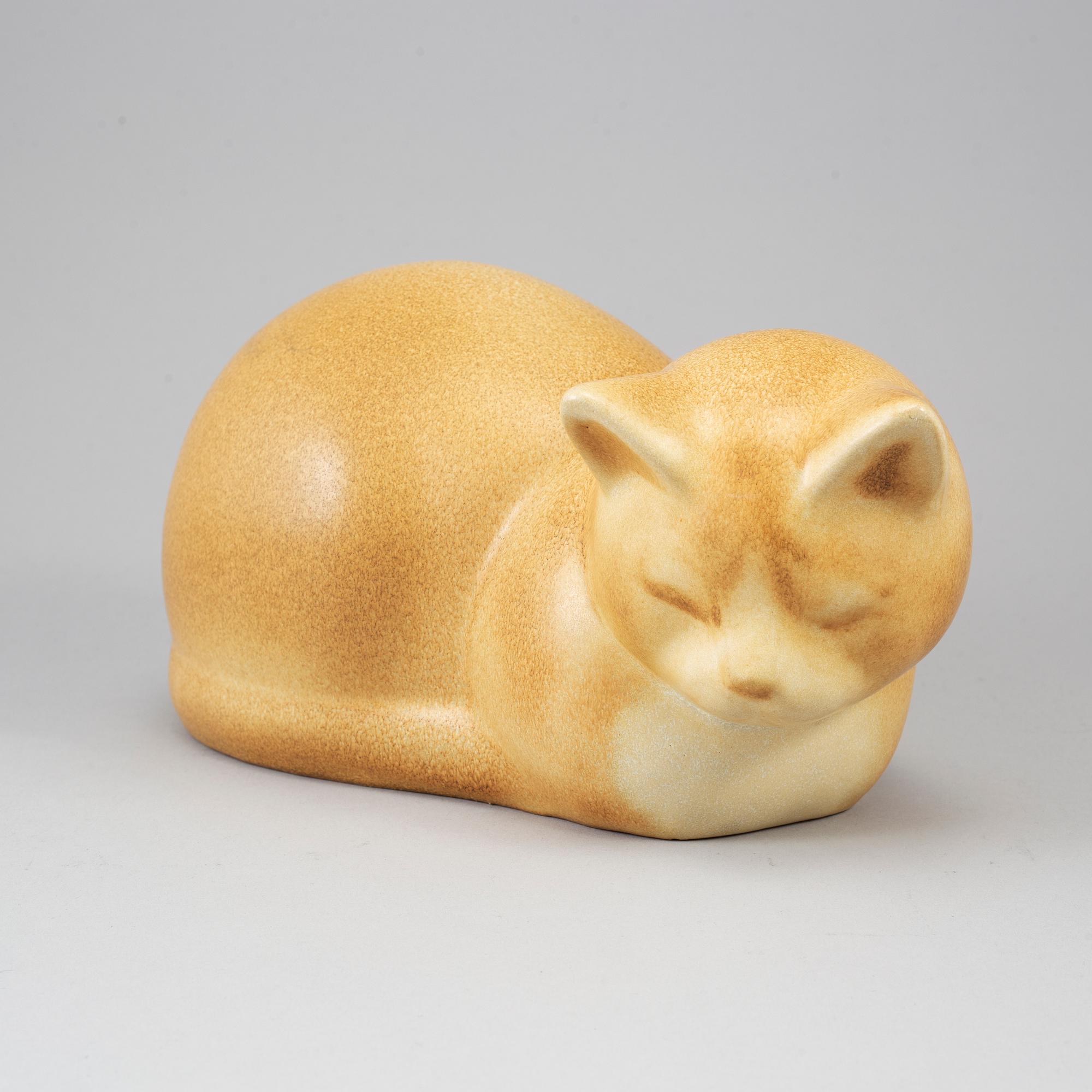 LISA LARSON, figurin, stengods, "Moses", K-Studion, Gustavsberg, signerad.