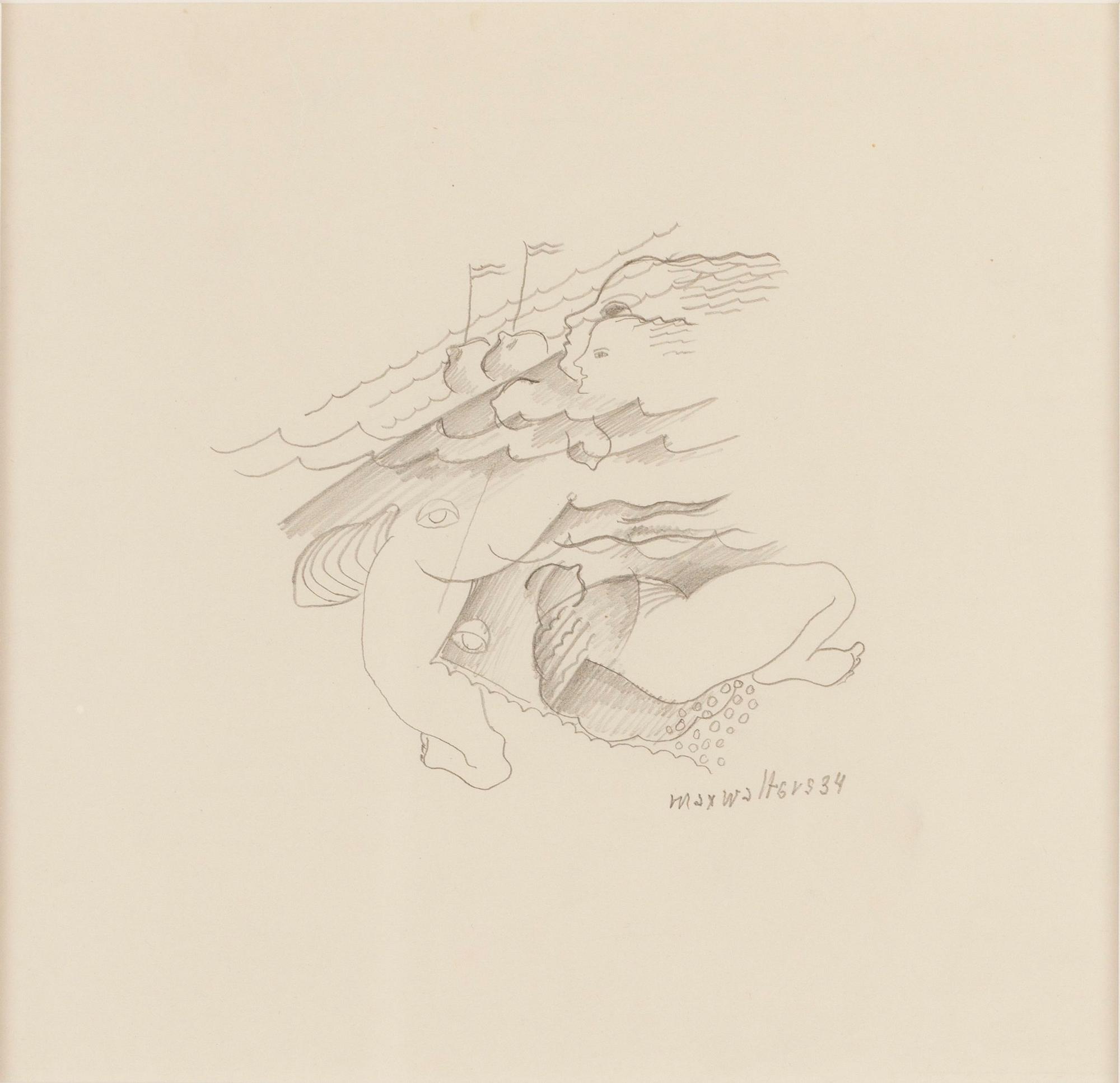 Max Walter Svanberg, "Dekorativ kvinnokomposition".