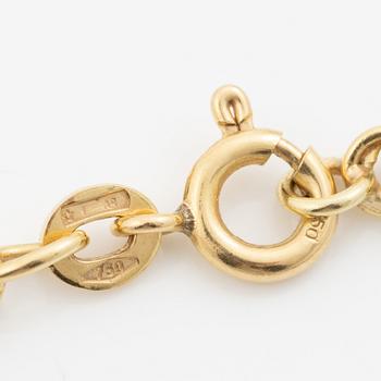 Necklace 18K gold.