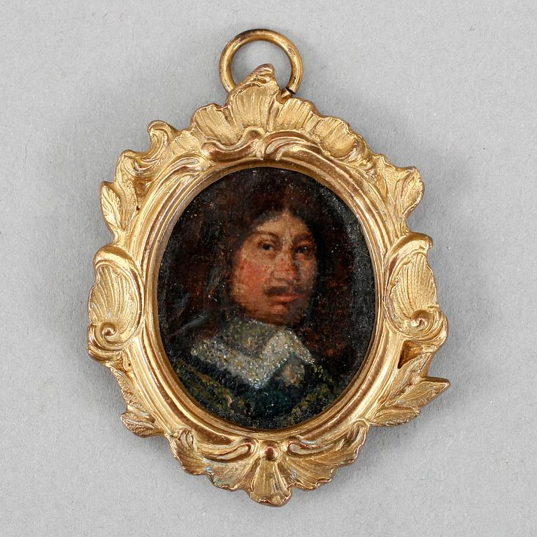 OKÄND KONSTNÄR, blandteknik, miniatyr, 1700-tal.