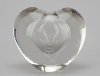 HJÄRTA, glas, signerad Timo Sarpaneva, Iittala 3557.