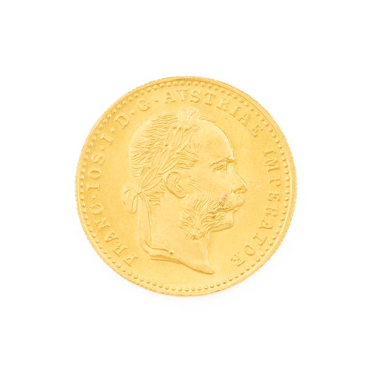 Guldmynt, Österrike-Ungern, 1 Ducat, 1915.
