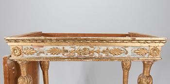 BORD / KONSOLBORD, sengustaviansk stil, sekelskiftet 1800/1900.