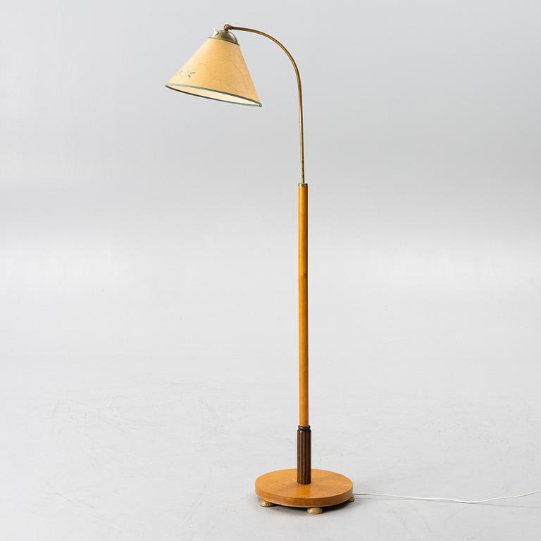 Floor lamp, Swedish Modern, 1940s.