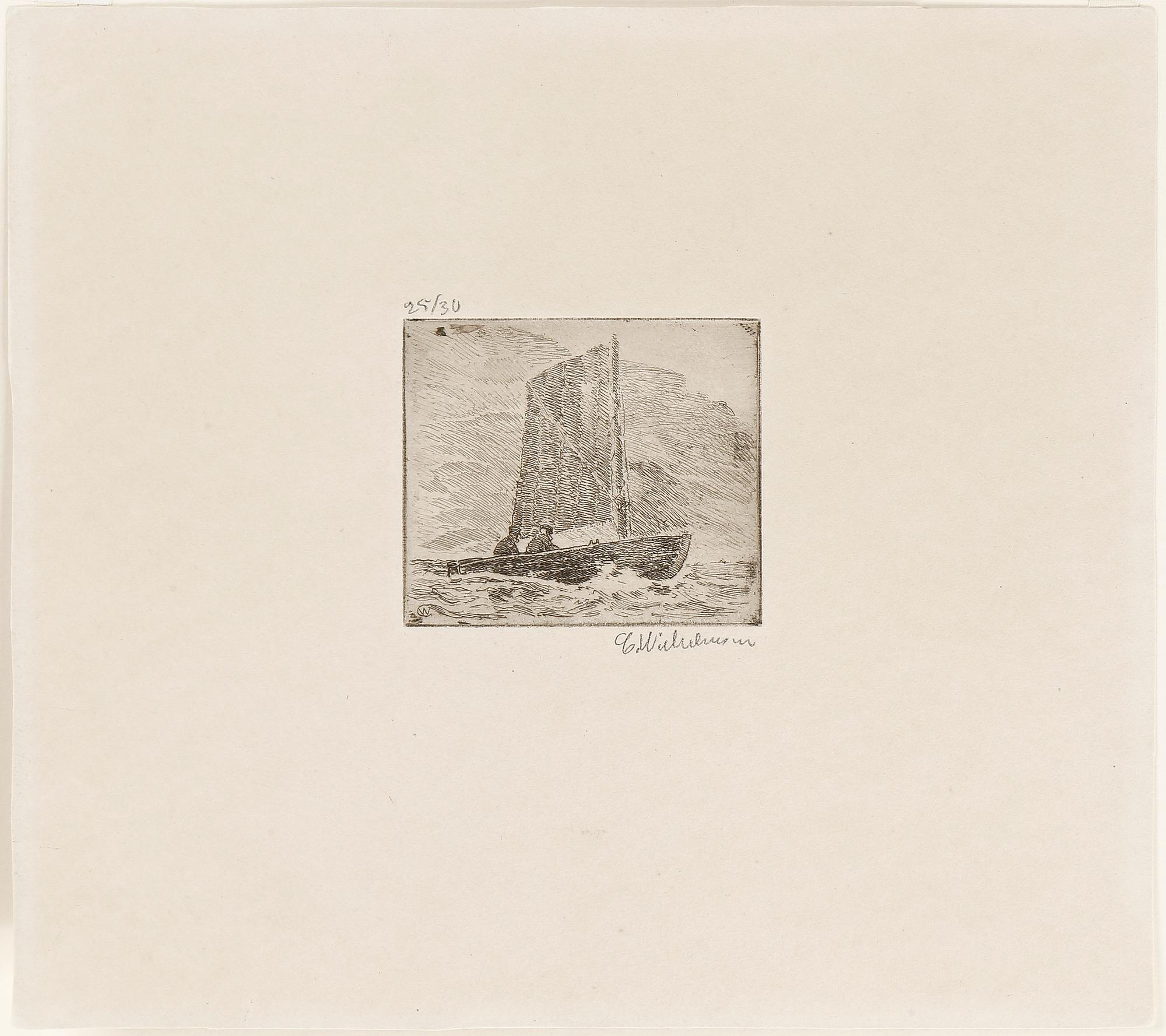 CARL WILHELMSON, etsning, signerad, numrerad 25/30.