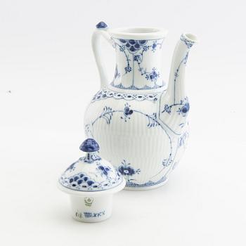 Service, approx. 29 pcs "Blue Fluted" Royal Copenhagen Denmark porcelain.