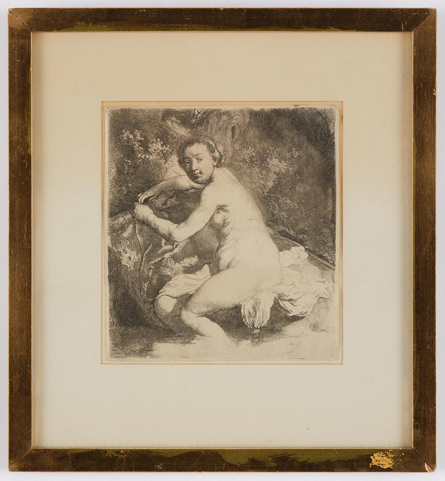 Rembrandt Harmensz van Rijn, "Diana at the Bath".