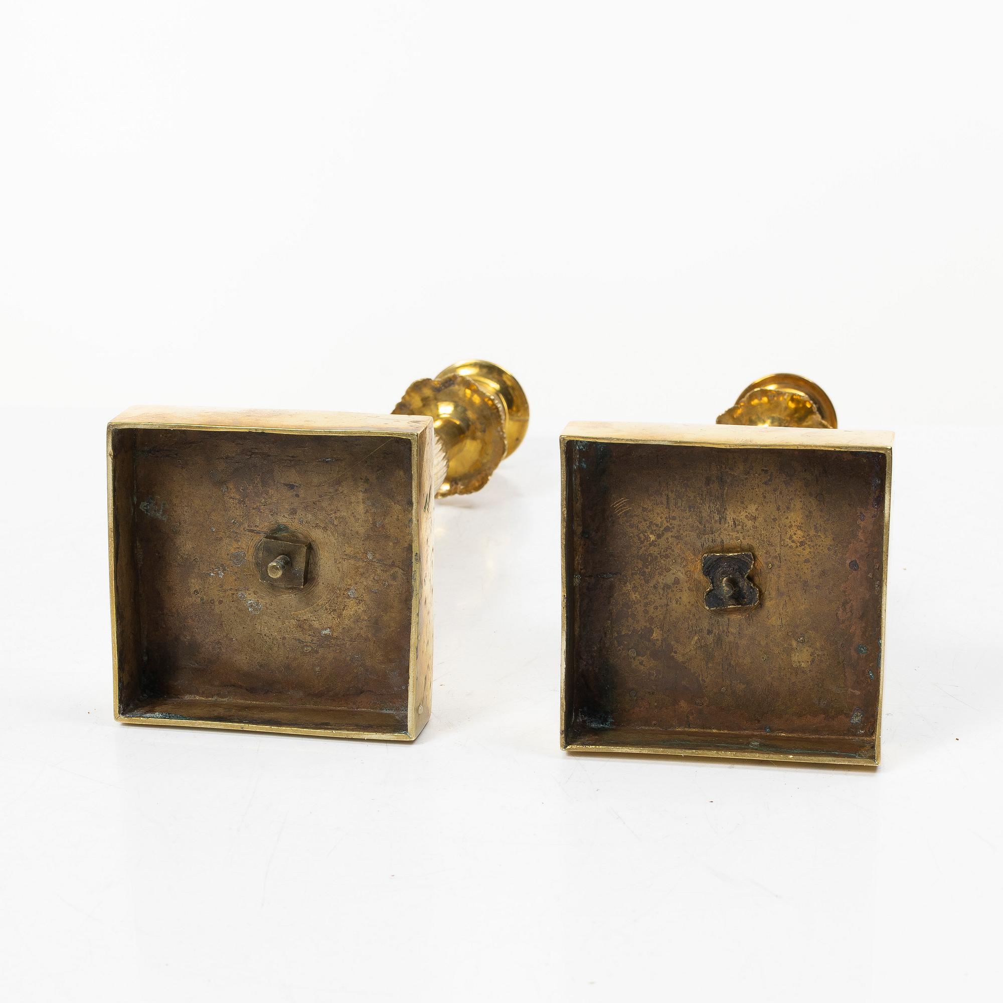 Candelabras, a pair, Empire style, first half of the 20th century.