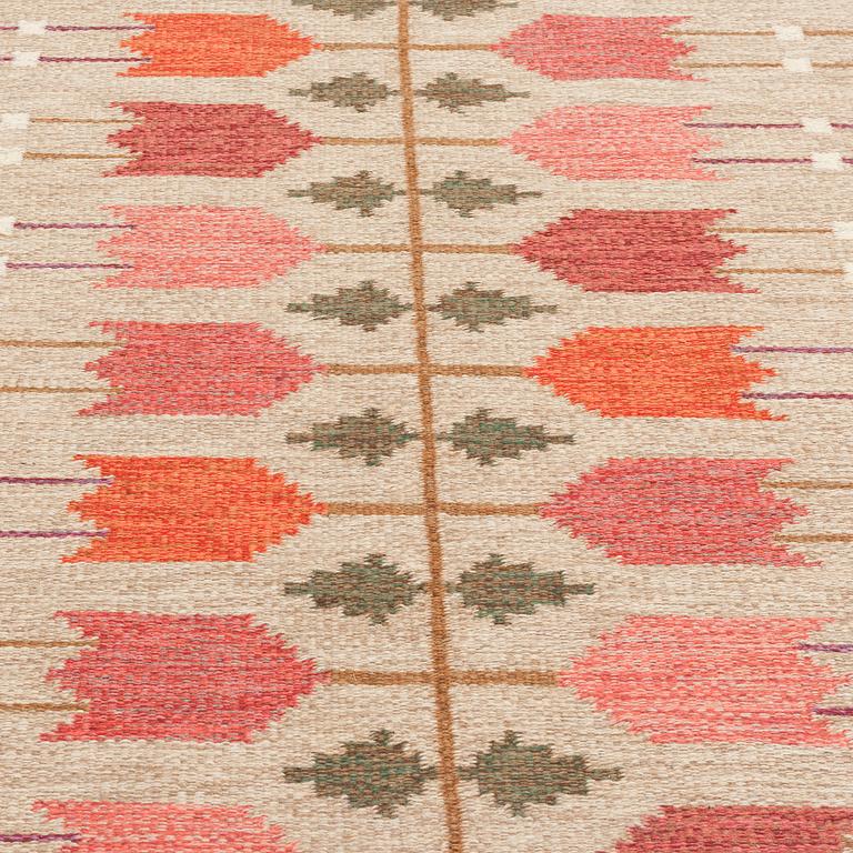 ULLA PARKDAL, MATTA, rölakan, ca 249,5 x 170 cm, signerad UP.
