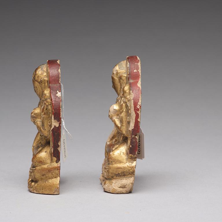 Two Tibetan Tsatsas, 18th/19th Century.