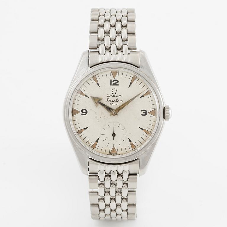 Omega, Ranchero, "Broad Arrow", wristwatch, 37 mm.