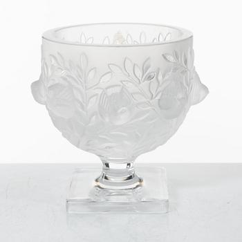 Marc Lalique, an 'Elisabeth' glass bowl on foot, Lalique, France.