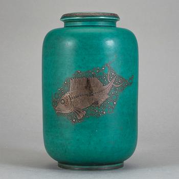 VAS, stengods, "Argenta", Wilhelm Kåge, Gustavsberg.