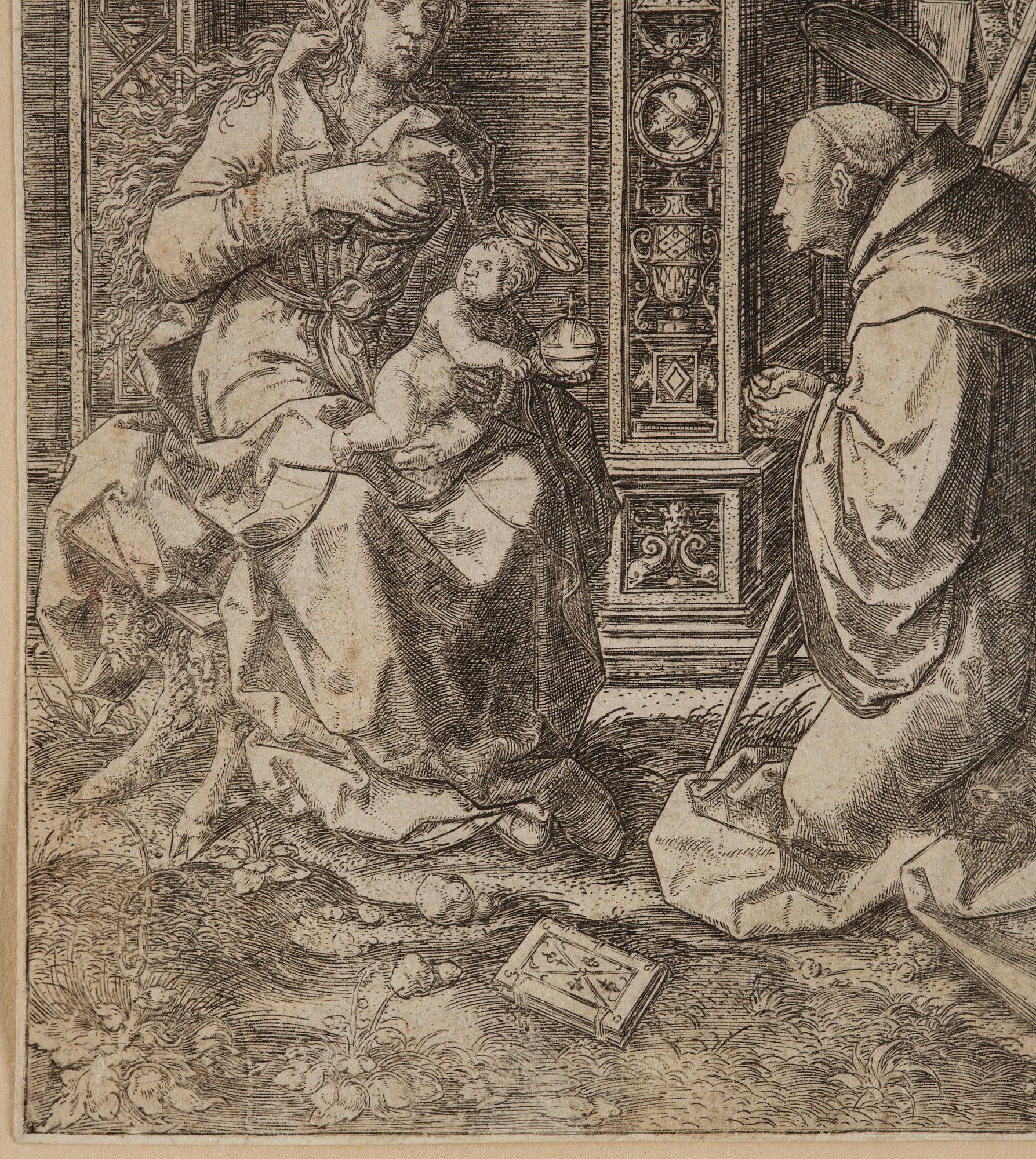 Dirk Jacobsz Vellert, "St. Bernard Adoring the Christ Child".