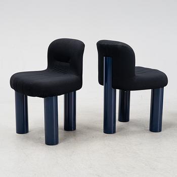 A set of four 'Botolo' chairs by Cini Boeri for Arflex.