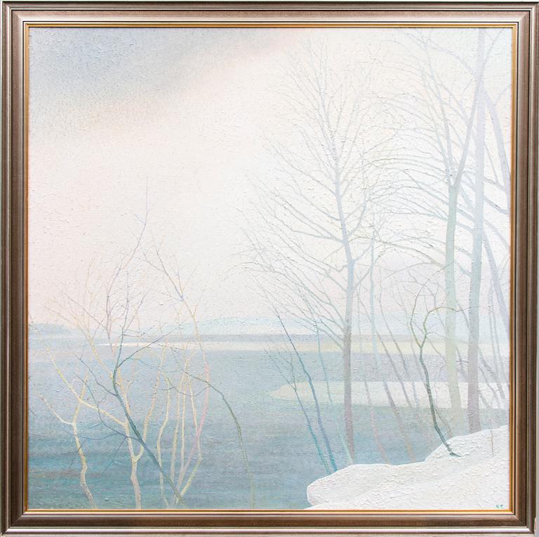 GEORG ENGESTRÖM, olja på skiva, signerad. Utförd 1987-89.