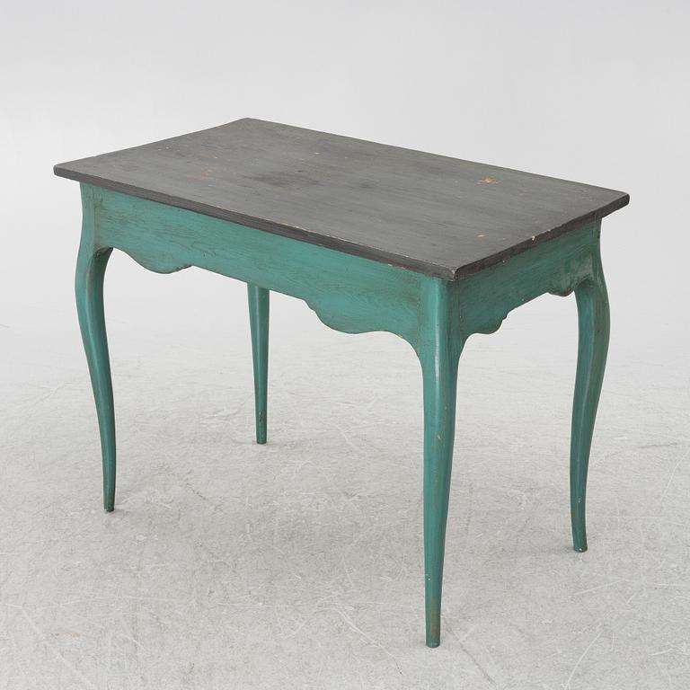 A Swedish Rococo table, late 18th century.