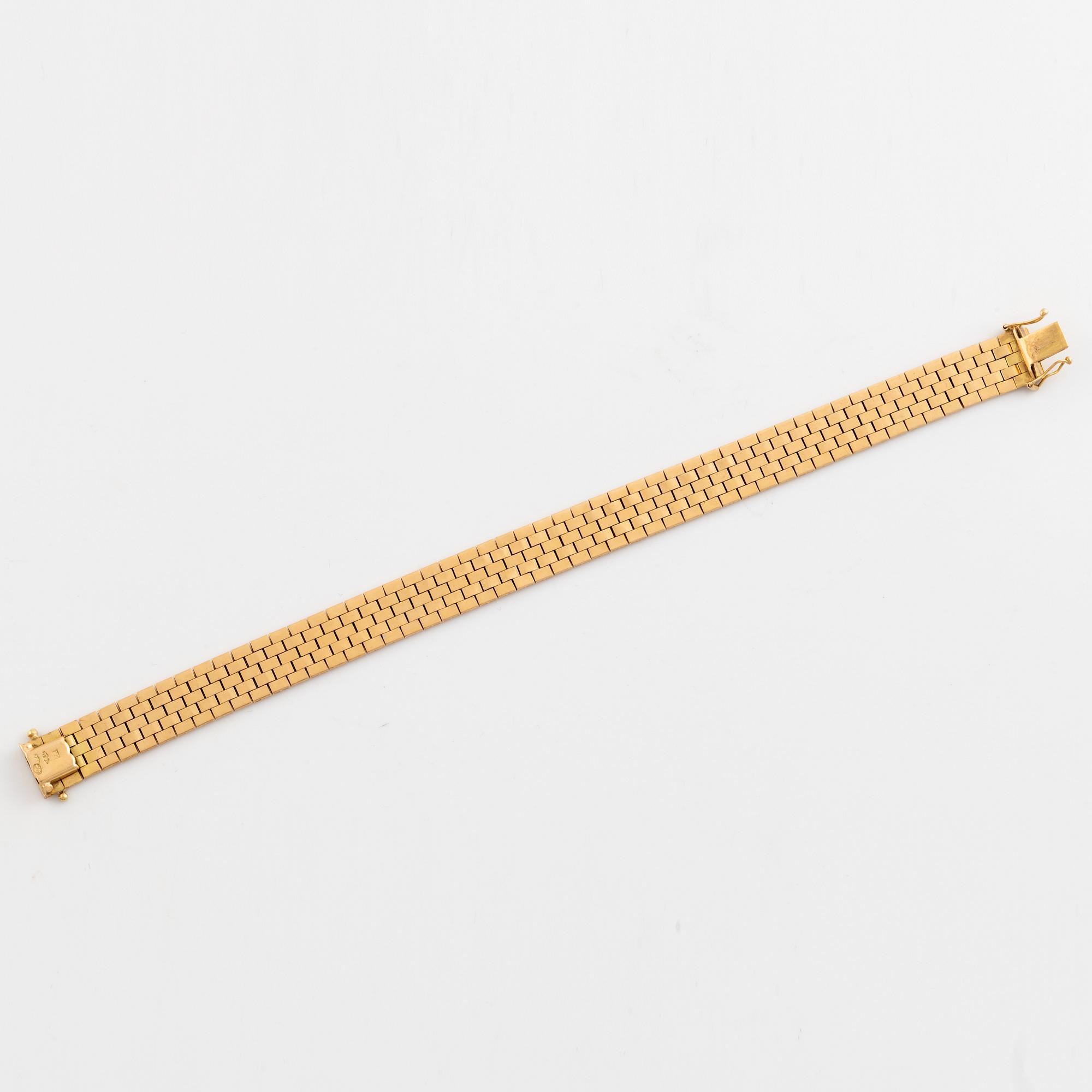 Armband 18K flerfärgat guld.