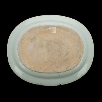 FAT, porslin, Kina, Qianlong 1700-talets slut.