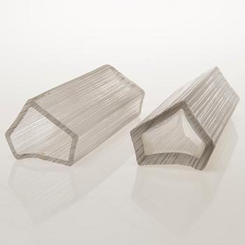 TAPIO WIRKKALA, vaser, 2 st, modell 3504, signerade Tapio Wirkkala.