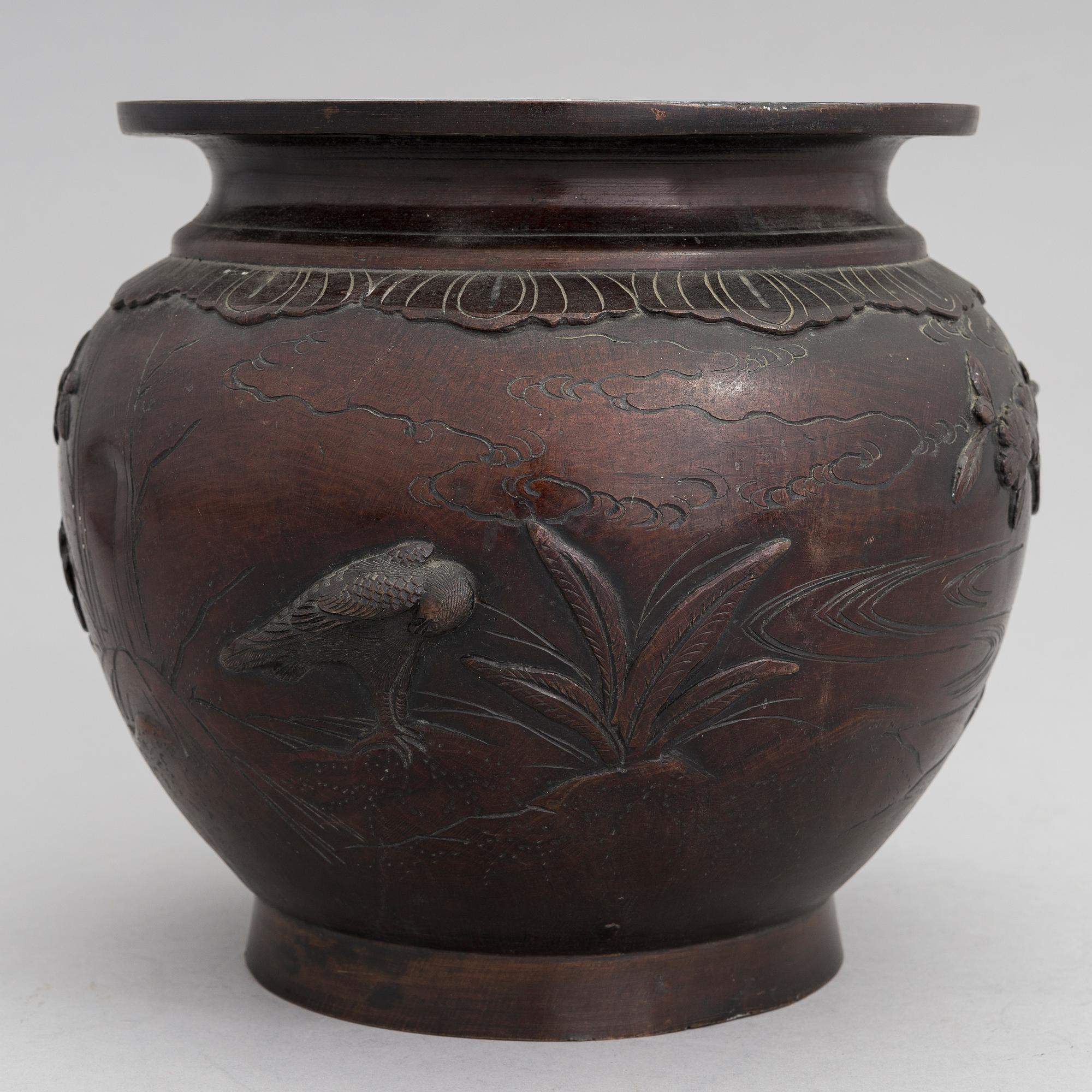 SKÅL, brons, Japan, 1900-talets början.