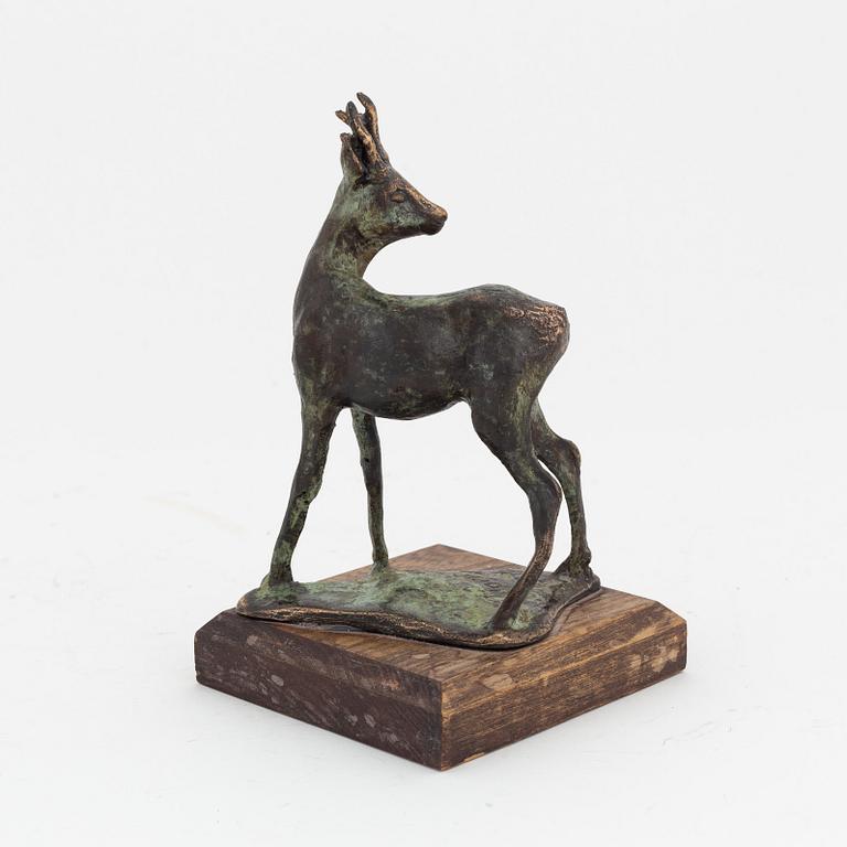 Torbjörn Forsberg, skulptur, brons, signerad. Daterad 1996. Höjd 16,5 cm.