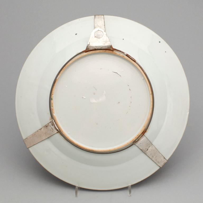 FAT/TALLRIK, porslin, Qianlong, Kina 1700-tal.