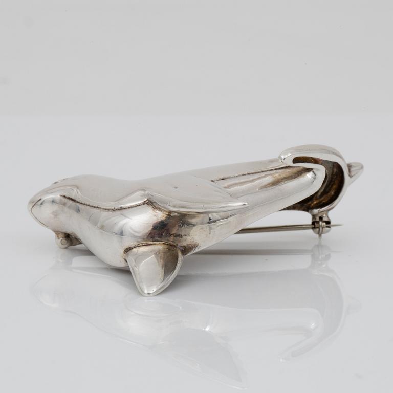 BROSCH, Tiffany & Co, sterling silver, daterad 1988.