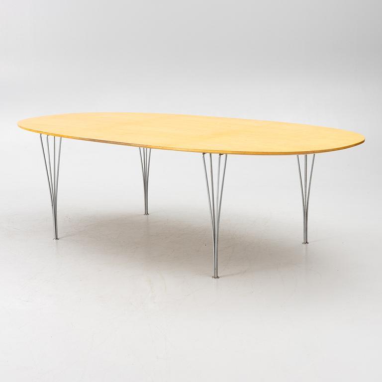 Bruno Mathsson & Piet Hein, dining table, "Superellipse", Mathsson International.
