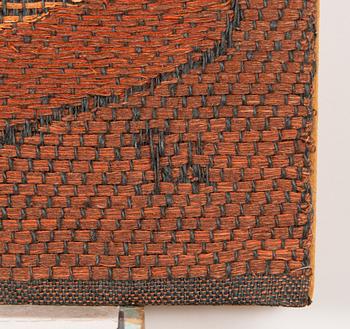 Dora Jung, a textile signed, also a tergo signature.