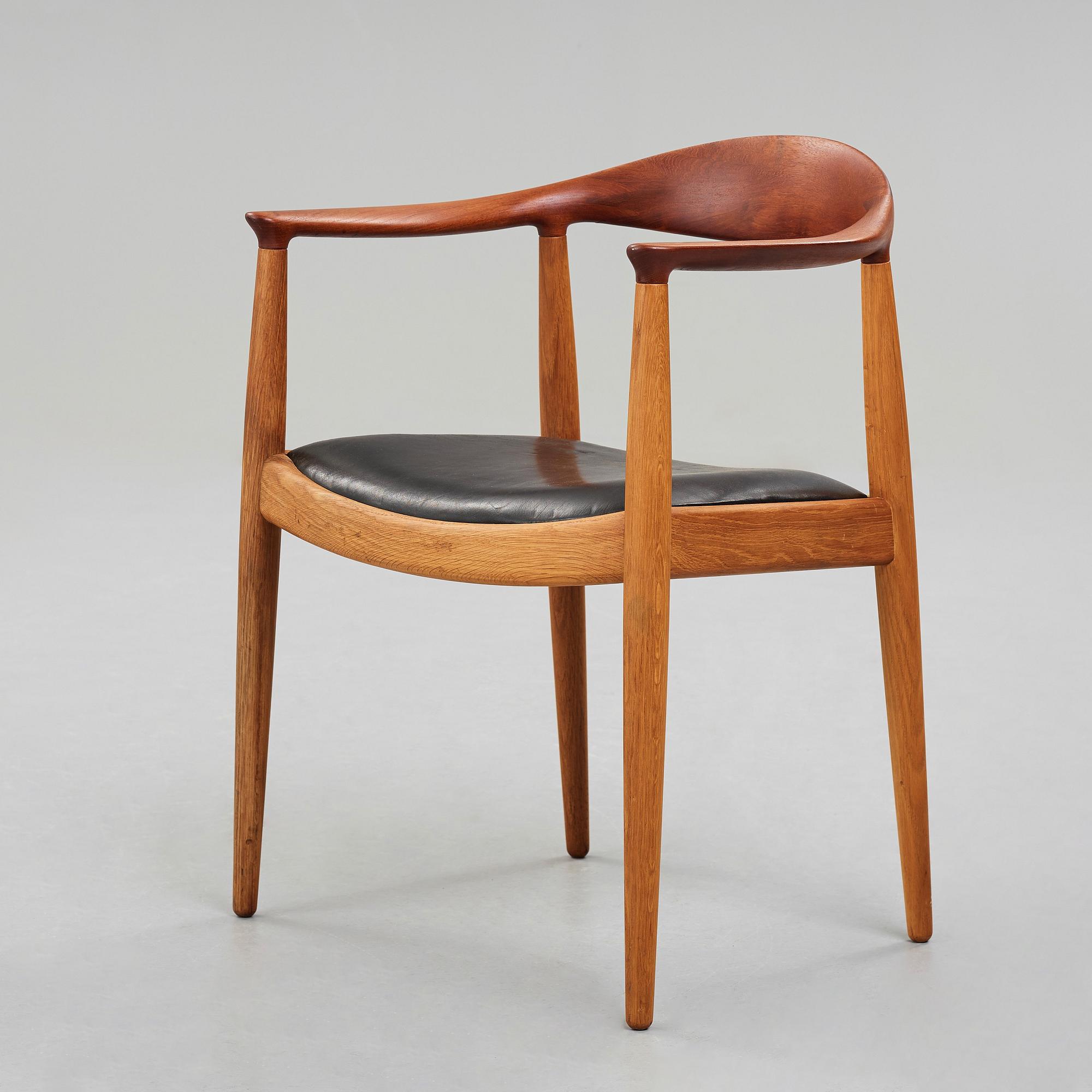 HANS J WEGNER, "The Chair", JH 503, Johannes Hansen,  Danmark 1950-tal.