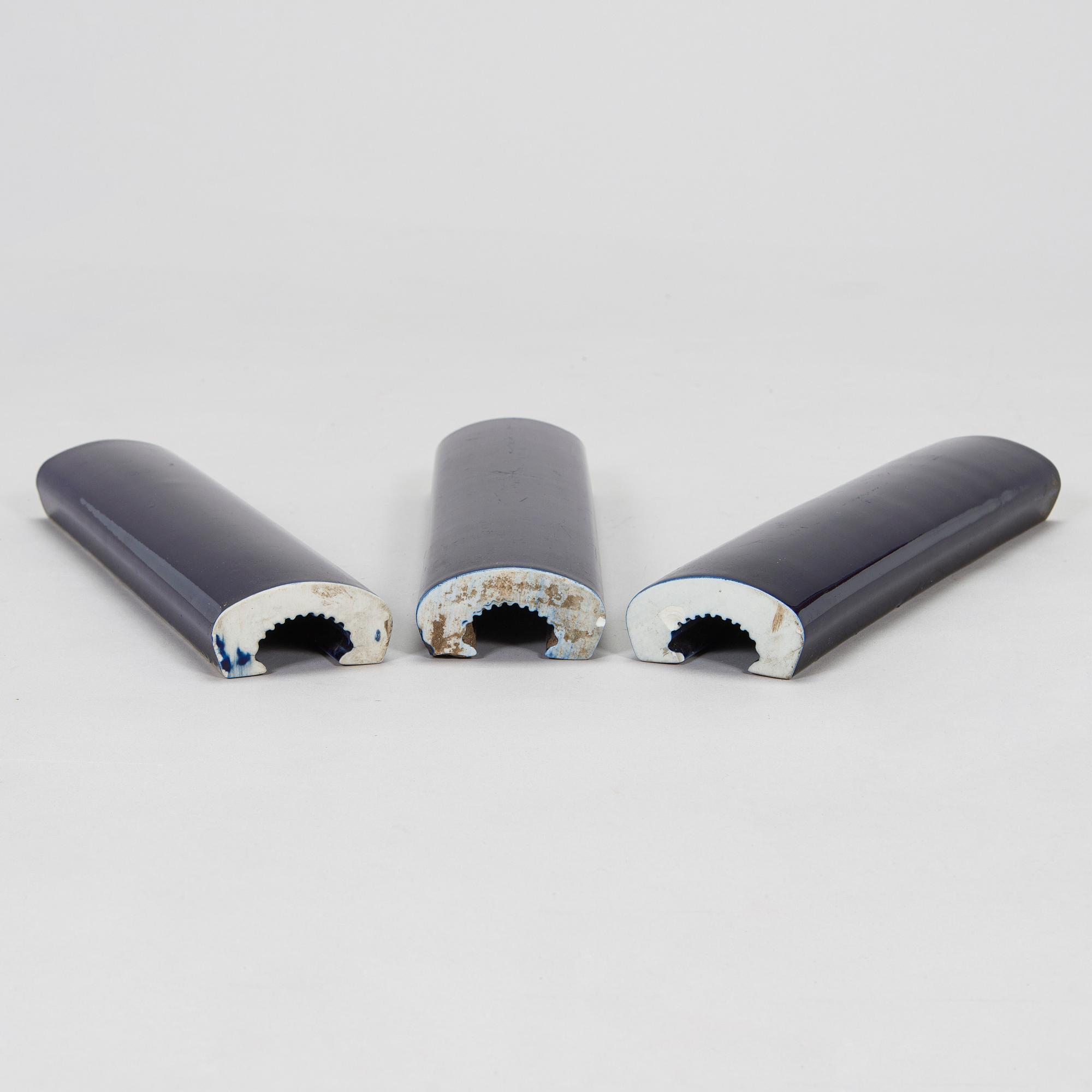 Alvar Aalto, a set of 83 ceramic tile bars, manufactured by Arabia