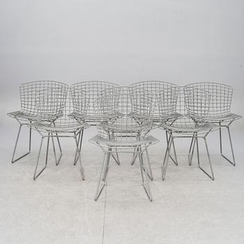 STOLAR, 8 st, "Sidechair", Harry Bertoia, formgiven 1952.