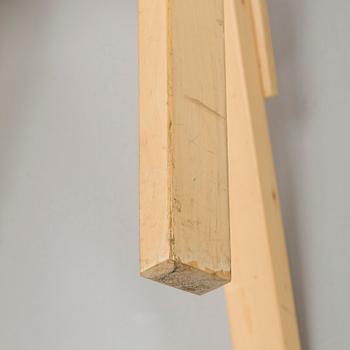 Alvar Aalto, A mid-20th century drop leaf table and three chairs for O.Y. Huonekalu-ja Rakennustyötehdas A.B.