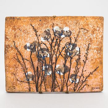 Francesca Mascitti-Lindh, A stoneware relief, signed F. Lindh Arabia.