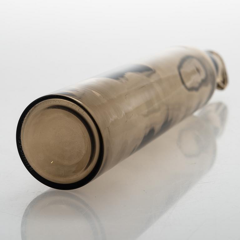 A BOTTLE by Nanny Still, signed Riihimäen Lasi oy Nanny Still.