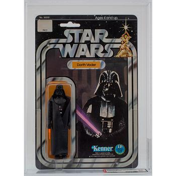 STAR WARS, Darth Vader, 12 back -b, AFA 85+ NM, Kenner 1978.