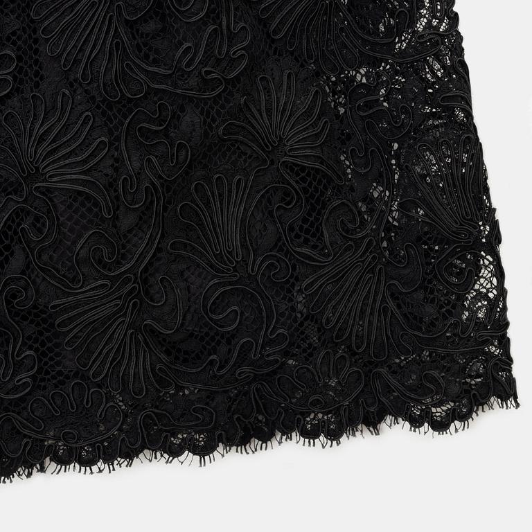 Prada, a black lace dress, size 38.