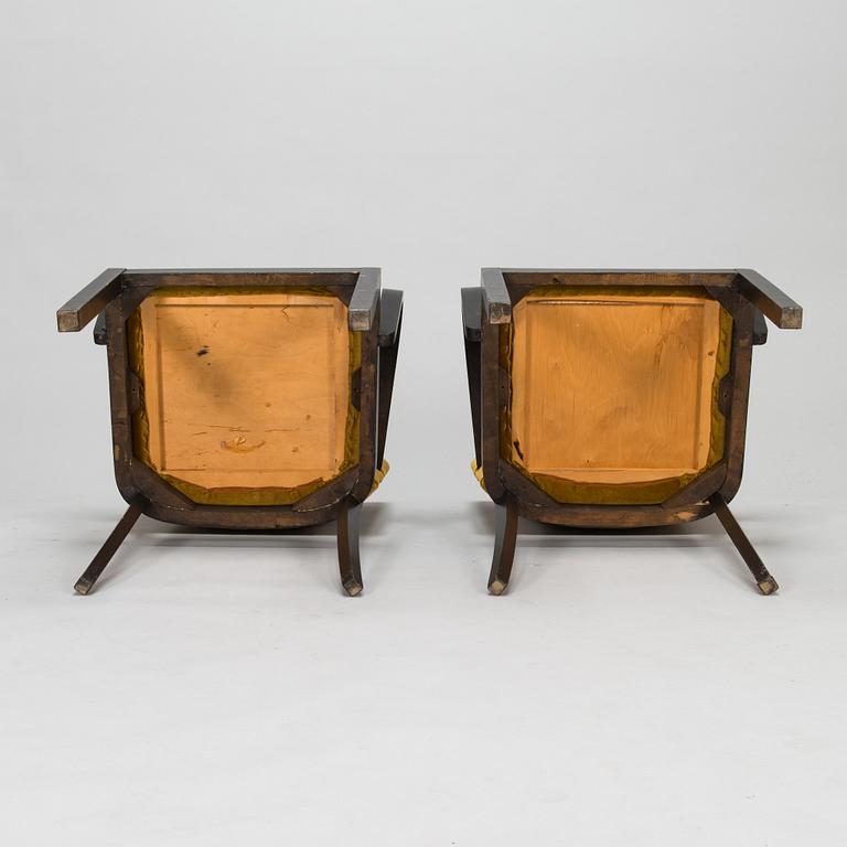 Maija Heikinheimo, a pair of 1930's '279' armchairs for Asko.