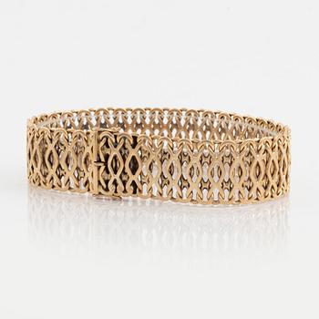 An 18K gold bracelet by CF Carlman.