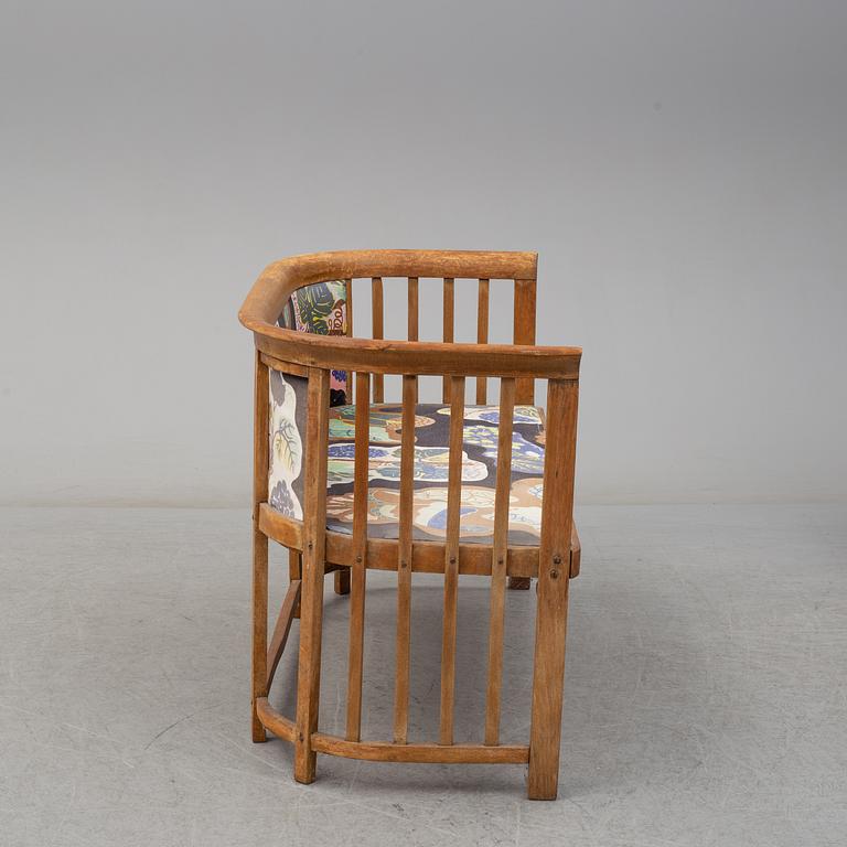 JOSEF HOFFMANN, soffgrupp, 9 delar, Jacob & Josef Kohn, Wien, Österrike tidigt 1900-tal.