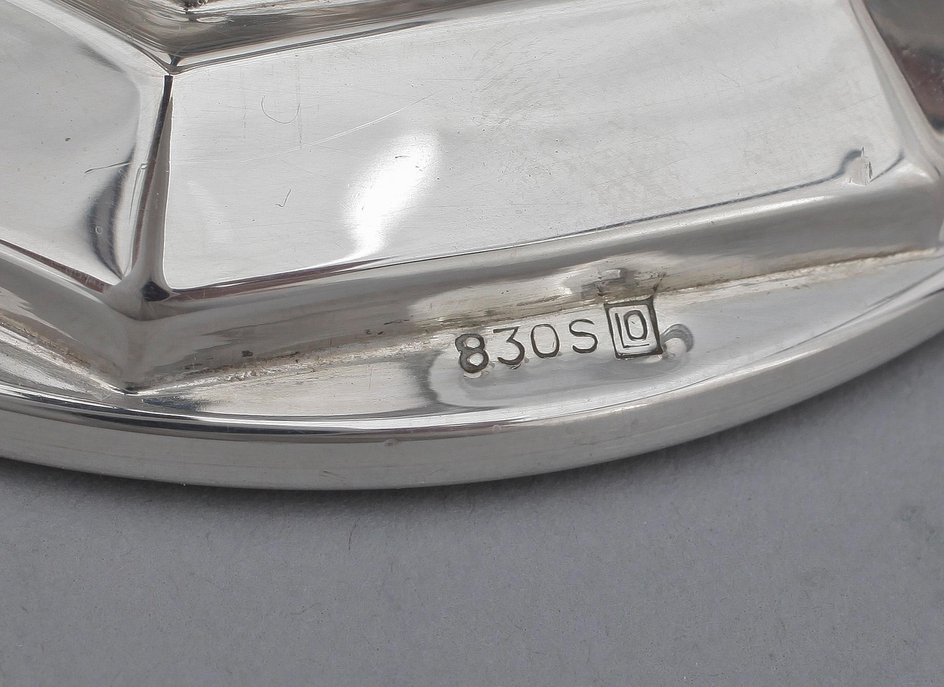 VASER, 3 st, silver, 1900-tal, silverhalt 830, 835.