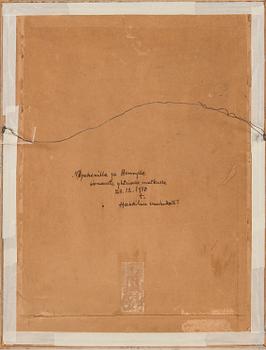 Mikko Carlstedt, water colour, signed and dated-19.