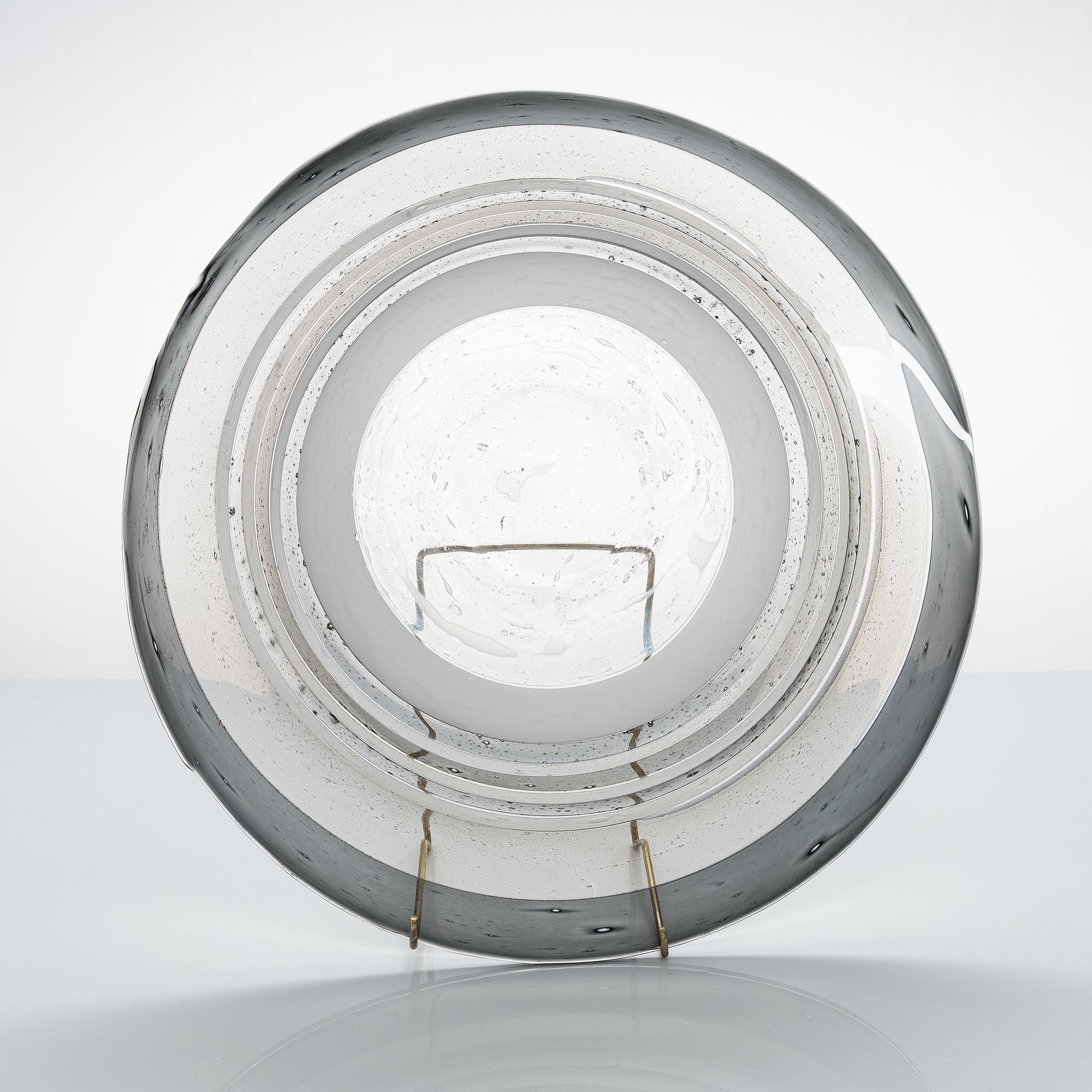 Kaj Franck, "Rengasvati", lasia, signeerattu Kaj Franck Nuutajärvi Notsjö.