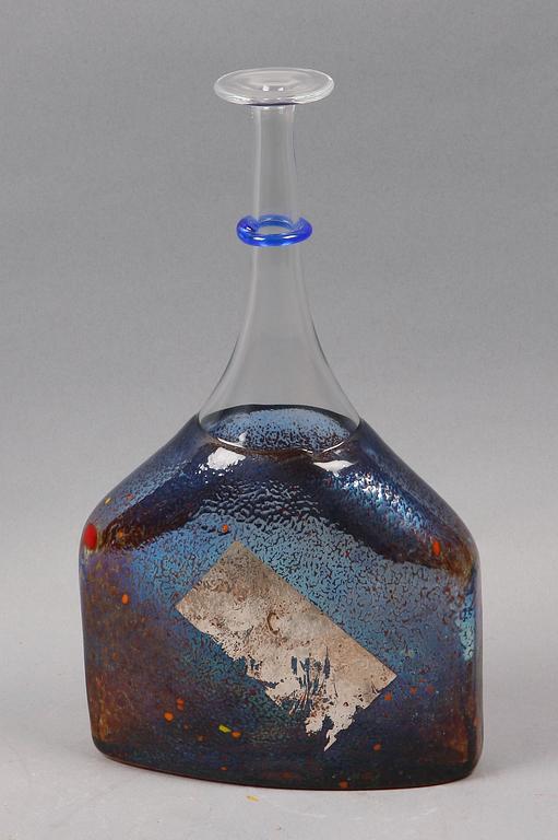 FLASKA, glas, Bertil Vallien, Kosta, Artist Collection, numr 89253.