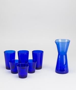 KAJ FRANCK, 15 piece Iittala glass service.