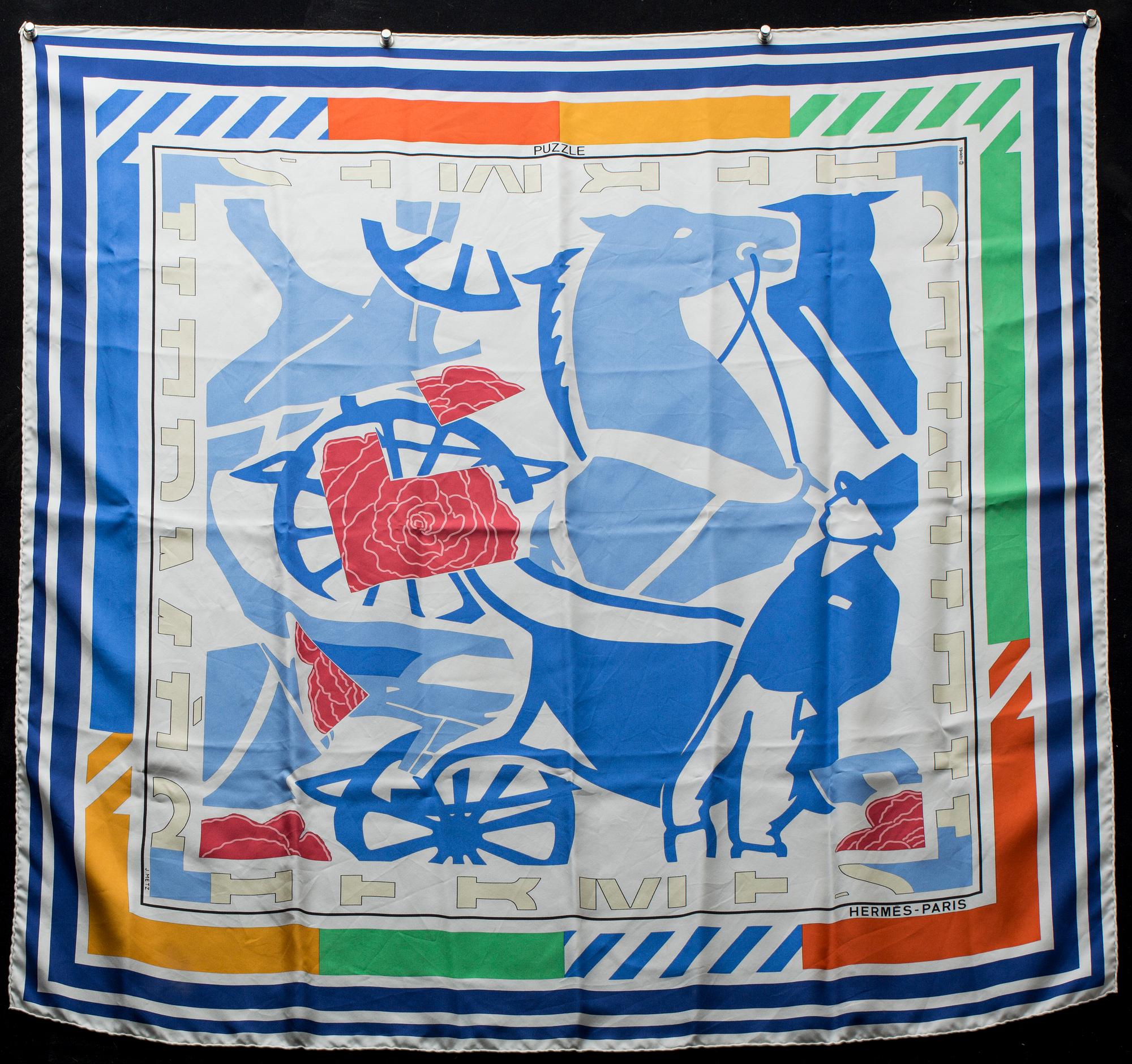 SCARF, "Puzzle", Hermès.
