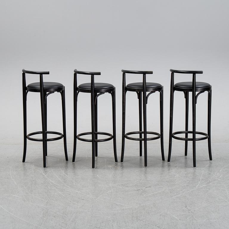 Barstolar/pallar, fyra stycken, "Linus", Gemla, 1996/1997.