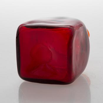 FLASKA och 4 GLAS, glas, Riihimäen lasi.